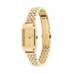 Ladies Cadie Gold-Tone Stainless Steel Watch w/ Crystal Markers Gold Dial Product Image