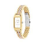 Ladies Cadie Tri-Tone Stainless Steel Watch Silver Dial Product Image