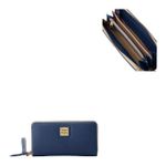 Lucca Leather Large Zip Around Wristlet Product Image