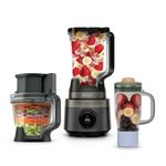 CrushBoss Intelligent 3-1 Blender Tumbler & Food Processor Onyx Product Image
