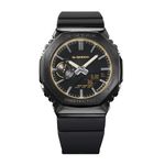 Mens 2100 Series Ana-Digi Luxe Black Resin Band Watch Black Dial Product Image