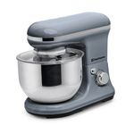 Stand Mixer 5L Bowl w/ Dough Hooks & Beaters Gray Product Image