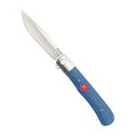 Flipper Pocket Knife, Blue Micarta Product Image
