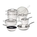 12pc Stainless Steel Cookware Set Product Image