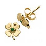 Clover Earrings Gold Product Image
