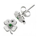 Clover Earrings Silver Product Image