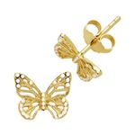 Butterfly Studs Gold Product Image