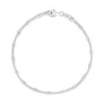 Double Saturn Chain Bracelet Silver Product Image