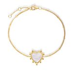 Mother of Pearl Heart Bracelet Product Image