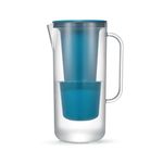 LifeStraw Home Essential 7-Cup BPA-Free Water Filter Pitcher, Sea Blue Product Image