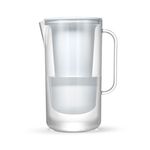 LifeStraw Home Essential 10-Cup BPA-Free Water Filter Pitcher, White Product Image