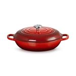 5qt Signature Cast Iron Braiser, Cerise Product Image