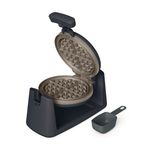 GOLDEN Rotating Belgian Waffle Maker, Slate Product Image