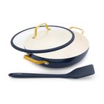 Reserve Pro Ceramic Nonstick 3.75qt Everyday Pan w/ Lid & Turner, Twilight Blue Product Image