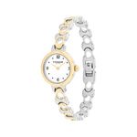 Ladies Iris Two-Tone Stainless Steel Watch White Dial Product Image