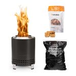 5" Mesa Smokeless Tabletop Fire Pit Bundle Ash Product Image