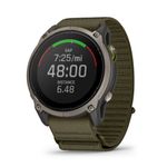 Enduro 4 Ultraperformance GPS Smartwatch Titanium w/ Dark Olive Band Product Image
