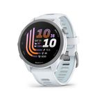 Forerunner 170 Music & GPS Smartwatch Whitestone w/ Whitestone/Cloud Blue Band Product Image