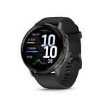 Venu 4 GPS Health & Fitness Smartwatch - 45mm, Slate w/ Black Silicone Band Product Image