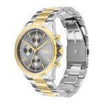 Mens Oliver Chronograph Two-Tone Stainless Steel Watch Gray Dial Product Image