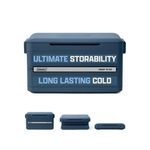 Snap N Go 45qt Collapsible Hard Cooler, Sapphire Product Image