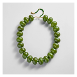 BaubleBar Joan Semi-Precious Necklace Dark Olive Product Image
