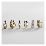 BaubleBar Tyra Waterproof Earring Set Gold/Pave Product Image