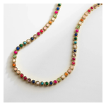 BaubleBar Nina Semi-Precious Necklace Gold/Multi Product Image