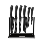 Cuisinart Nonstick Edge 7-Piece Knife Block Set Matte Black Product Image