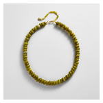 BaubleBar Joyce Semi-Precious Beaded Necklace Olive Product Image