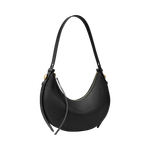 Tory Burch Romy Half Moon Bag Black Product Image