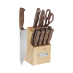 Cuisinart Triple Rivet 14-Piece Knife Block Set Walnut Product Image