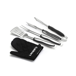 Cuisinart 3-Piece Grilling Tool Set with Grill Glove Black Product Image