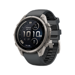 Garmin Fenix 9 Pro inReach 47mm GPS Smartwatch Titanium with Graphite/Black Silicone Band Product Image