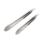 Cuisinart 2-Piece BBQ Tong Set Silver/Black Product Image