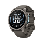 Garmin Fenix 9 47mm GPS Smartwatch Titanium with Pebble Gray Silicone Band Product Image