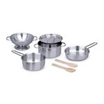 Stainless Steel Pots Pans Play Set Ages 3+ Years Product Image