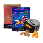 Heather Gray Snackpack Treat Pouch w/ Baked & Freeze-Dried Dog Treats Product Image