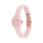 Ladies Kitt Pink Ceramic Watch w/ Crystal Markers Pink Dial Product Image