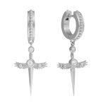 Flying Dagger Huggies Silver Product Image