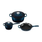 5pc Signature Cast Iron Cookware Set Cerise Nuit Product Image