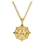 Compass Necklace Gold Product Image