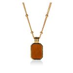 Tiger Eye Pendant Necklace Product Image
