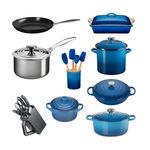 20pc Mixed Material Kitchen Set Marseille w/ 6pc Knife Block Set Product Image