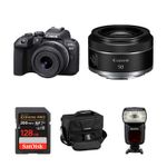 Canon EOS R10 Mirrorless Camera Portrait Photograp Product Image