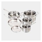 Premium Clad 10pc Stainless Steel Set Product Image