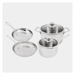 Premium Clad 6pc Stainless Steel Set Product Image