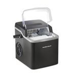 Compact Countertop Ice Maker w/ Easy-Carry Handle Black Product Image