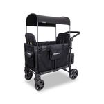 W Elite Pro Stroller Wagon - 2-Seater Jet Black Product Image
