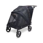 PF Flat Fold Pet Stroller - Medium Graphite Black Product Image